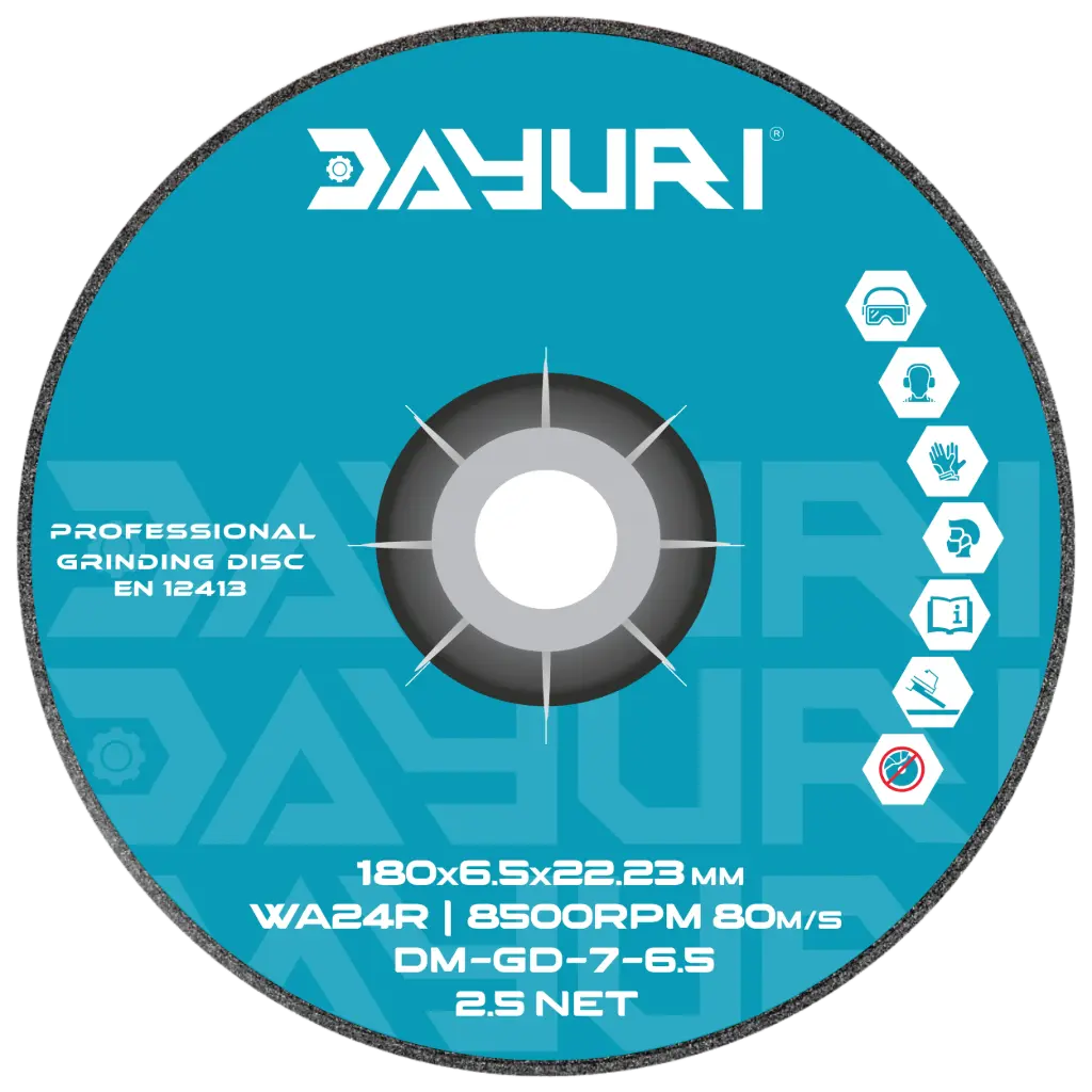 180X6.5X22.23 MM ABRASIVE GRINDING WHEEL