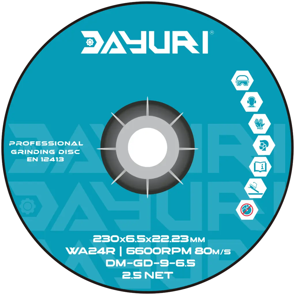 230X6.5X22.23 MM ABRASIVE GRINDING WHEEL