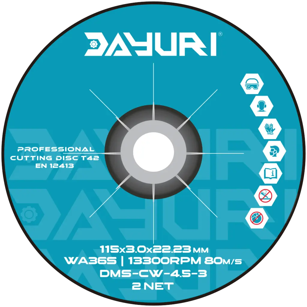 115X3X22.23MM ABRASIVE CUTTING WHEEL