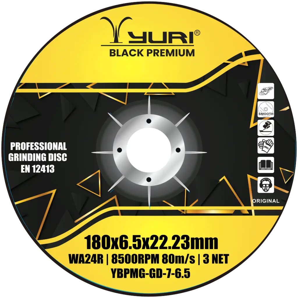 180X6.5X22.23MM ABRASIVE GRINDING WHEEL