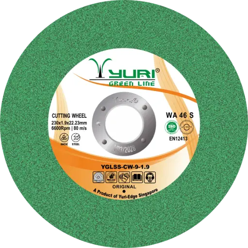 [YGLSS-CW-9-1.9] 230X1.9X22MM ABRASIVE CUTTING WHEEL 