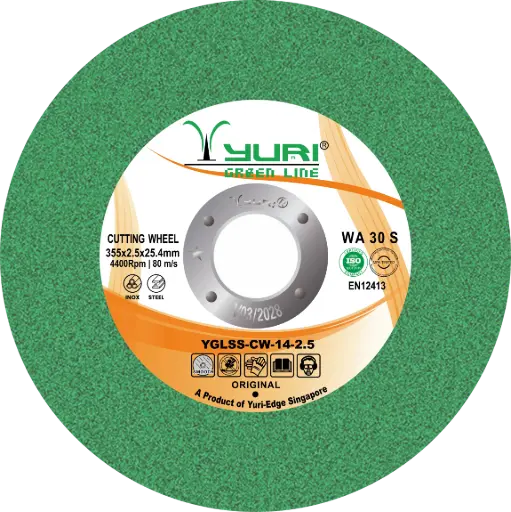 [YGLSS-CW-14-2.5] 355X2.5X25.4MM ABRASIVE CUTTING WHEEL 