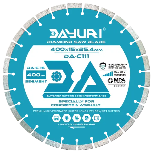 [DA-C-16] 400X15X25.4MM SEGMENT DIAMOND SAW BLADE DA-C111