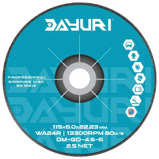 [DM-GD-4.5-6] 115X6X22.23MM ABRASIVE GRINDING WHEEL